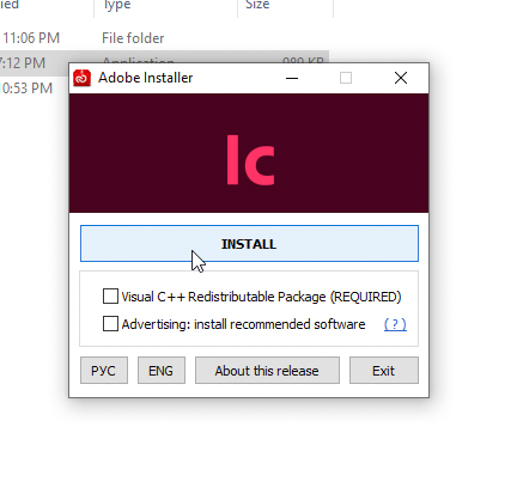 Tích Visual C++ nếu bạn chưa có Visual, còn lại bỏ tích rồi chọn Install