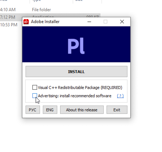 Bỏ tích như hình nếu đã có Visual C++ rồi chọn Install