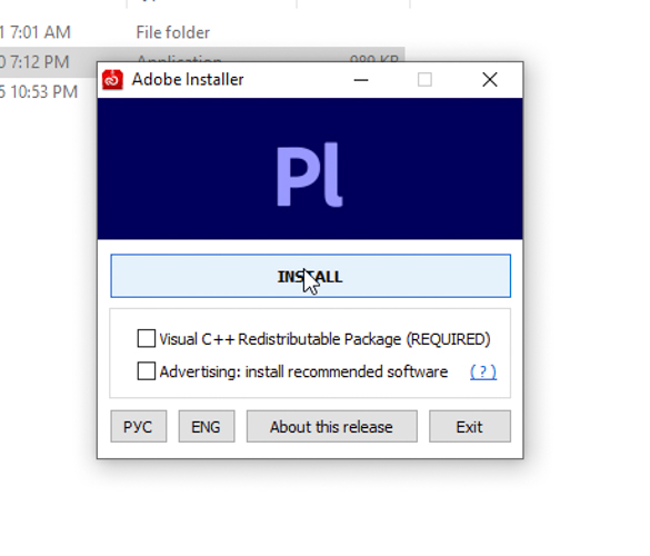Bỏ tích như hình nếu đã có Visual C++ rồi chọn Install