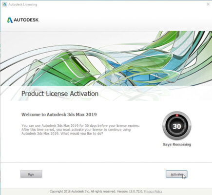 cài đặt phần mềm AutoDesk 3Ds Max 2019