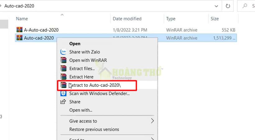 Tải AutoCad 2020