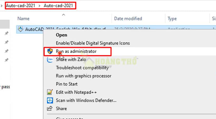 Tải AutoCad 2021