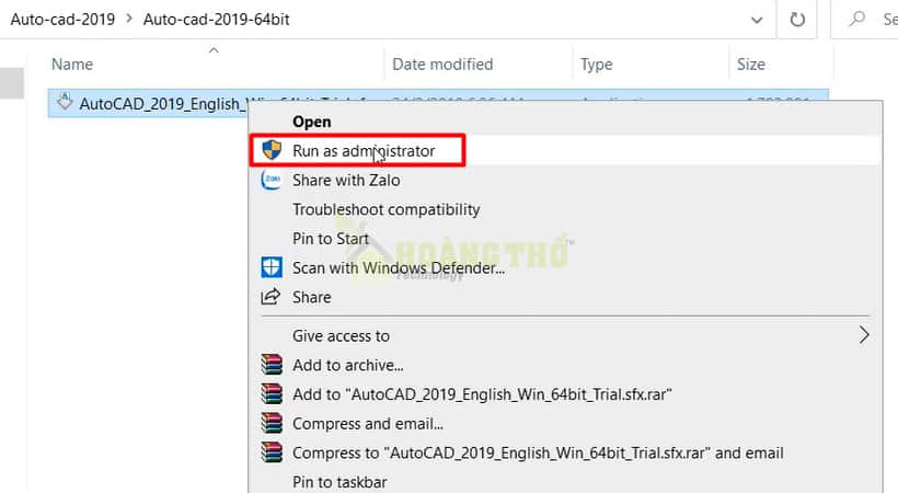 Tải AutoCad 2019