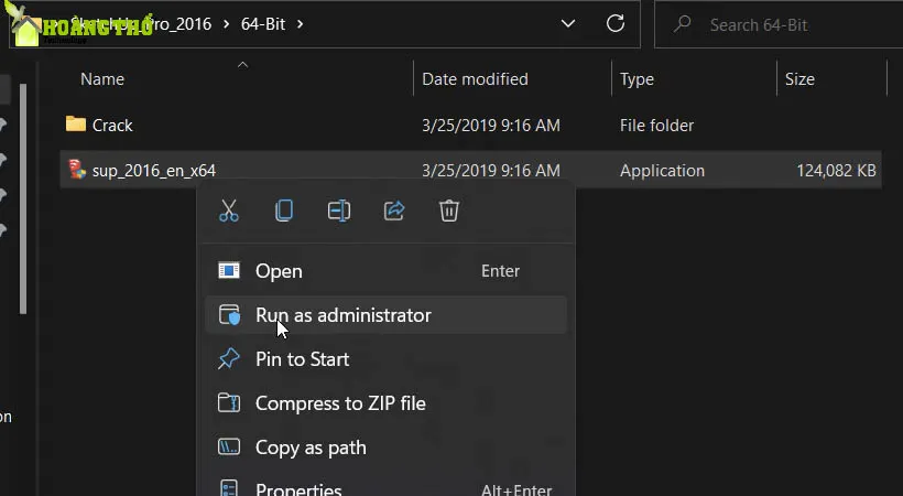 Khởi chạy file Setup vừa mới tải Sketchup 2016.