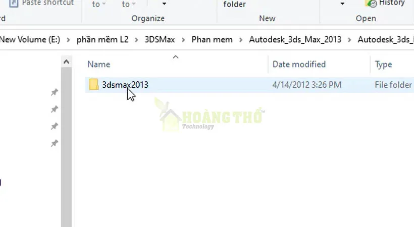 Mở file cài đặt