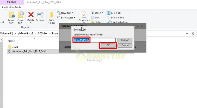 Chạy file cài đặt