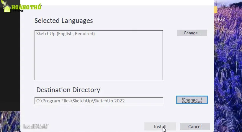 Nhấn Install