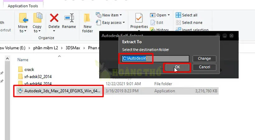 Chạy file cài đặt
