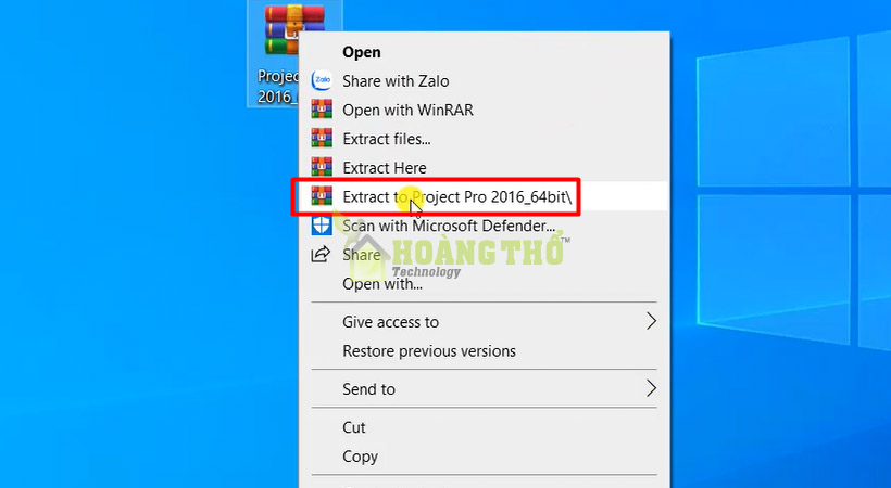 Tải Project Pro 2016