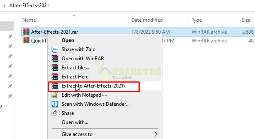Tải After Effects 2021