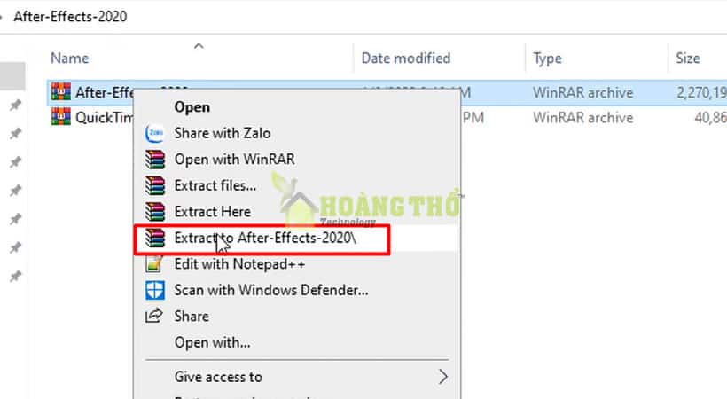 Tải After Effects 2020