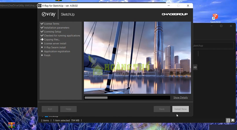 Tải Vray 4 for Sketchup 2017